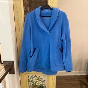 Oleg Cassini Light Blue Fleece Jacket